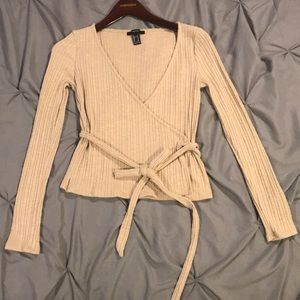 Comfy and elegant sweater blouse